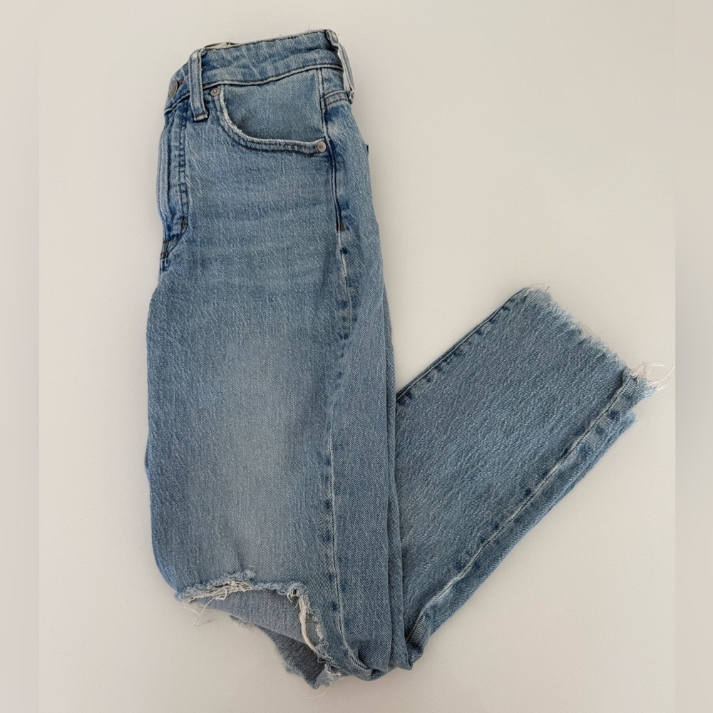 Madewell The Curvy Perfect Vintage Jean Light Blue